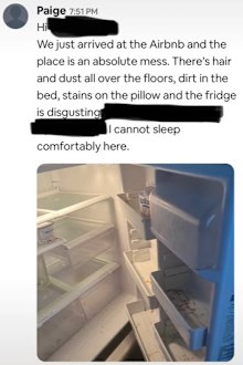 Airbnb negative reviews about wrong property