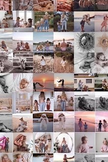 Side-by-side images of photos an Instagram user claims have been plagiarised