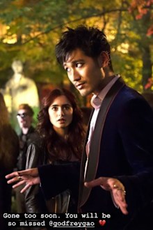 Lily Collins, Godfrey Gao, Instagram, tribute, actor, death