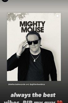 DJ Mele pays tribute to DJ Mighty Mouse after he dies in his sleep aged 48.