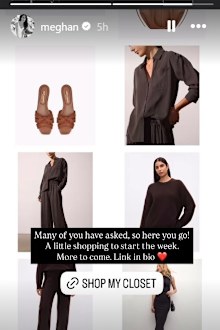 Meghan has launched a new MyShop site