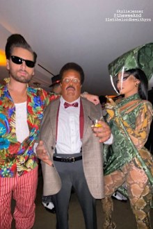 Kendal Jenner, 25th birthday party, Halloween party, channels Pamela Anderson, Barb Wire