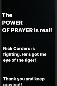 Nick Cordero, Amanda Kloots, coronavirus battle, still fighting, message, Instagram