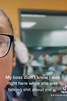Samantha catches boss complaining about her on camera