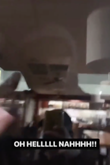 Waitress spots shadowy figure staring at her through shop window: 'Worst nightmare'