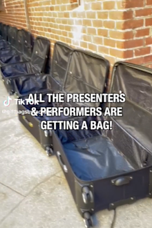 Professional gift bag maker reveals what's inside the Grammys gift bag.