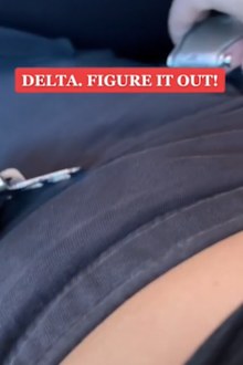 Plus size model seatbelt