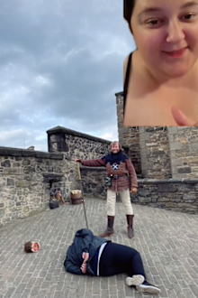 tiktok video almost banned due to graphic photo also used on dating profile