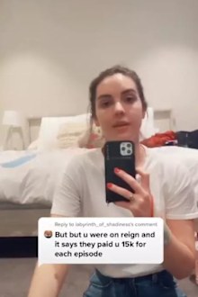 Adelaide Kane, TikTok video, salary