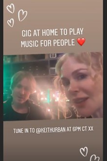 Coronavirus, celebrities, free concert, stream, Instagram, Keith Urban, Nicole Kidman