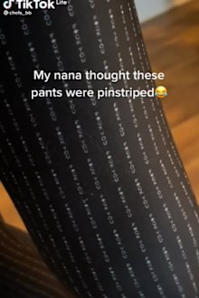 Nana pinstripe pants