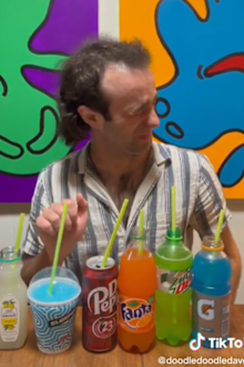 Jarrell reactions were brutal and hilarious, with the TikToker cringing and pulling faces while attempting to swallow each of the drinks