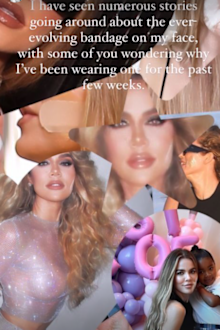 Khloe Kardashian reveals she had a tumour cut out of her face after second serious skin cancer scare.