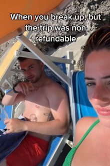 TikTok nonrefundable holiday with ex
