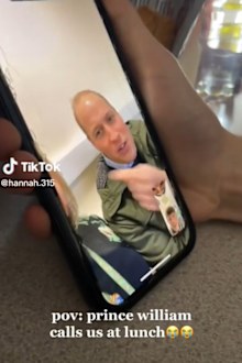 Prince William FaceTime call