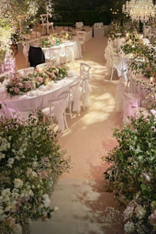 Petra Ecclestone and Sam Palmer's 2022 wedding.