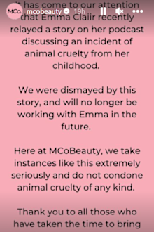 Simply Chaotic podcast Emma Claiir apology