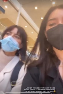 The Veronicas reveal they clashed with 'rude people' at Sydney Airport.