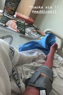 The Bachelor, Tara Pavlovic, hospital, knee surgery, wedding planning