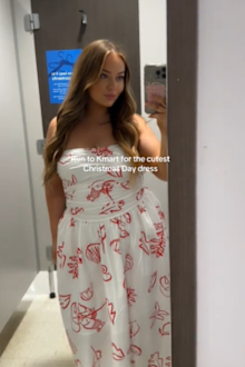 kmart christmas dress Kmart lobster dress: The $30 outfit everyone is wearing for Christmas Day  2025
