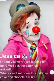 Jessica clown Tinder