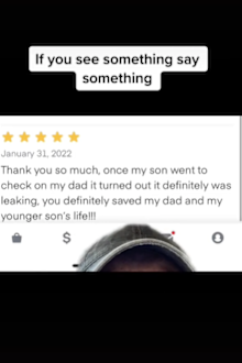 Delivery driver saves man's life after smelling gas leak and telling his daughter