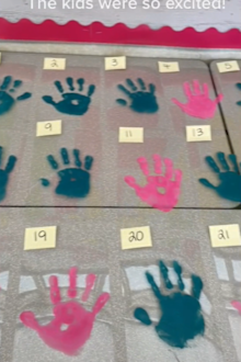 Teacher reveals hilarious arts and crafts fail after attempting to make 'shrink charms' with first-grade class.