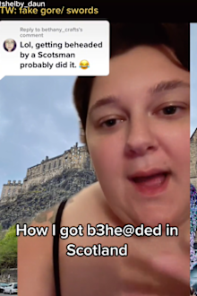 tiktok video almost banned due to graphic photo also used on dating profile
