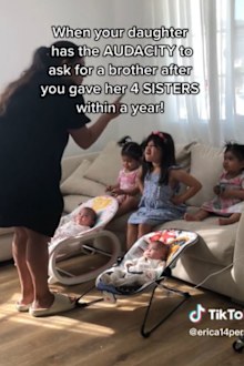 The mum of five spends all day taking care of the kids and loves to share her world with others. 