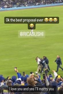 Baseball dodgers game proposal