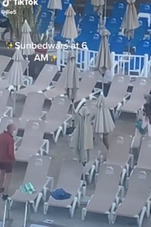 Spain sunbeds