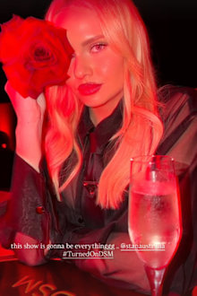 Alli Simpson at event for Stan's Turned On dirty sexy money