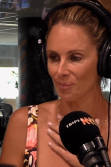 Candice Warner breaks down live on air Triple M Rush Hour