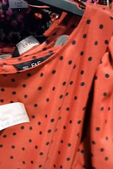 Note on dress Tesco