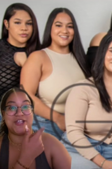 Woman before photo breasts