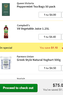 grocery shopping price comparison