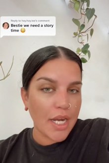 woman tiktok video complains about nighmare roommate