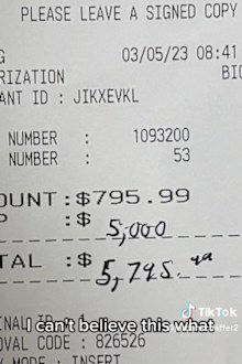 Jason Derulo tip at restaurant TikTok video