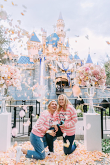 rebel wilson engament at disneyland 