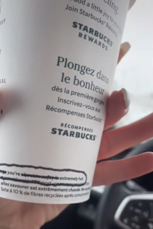 Woman orders takeaway coffee and finds 'creepy note' written on the cup