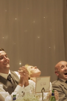 Bride and groom horrified by best man's x-rated wedding speech