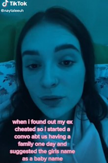 Natalie TikTok video cheating partner