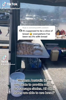 Bunnings sausage sizzle WA