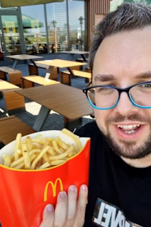 World's largest serving of McDonald's fries