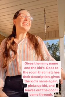 woman picks up wrong child from daycare