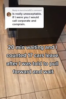 McDonald's customer fries upside down refund confrontation