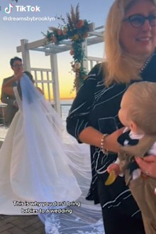 Toddler wedding veil