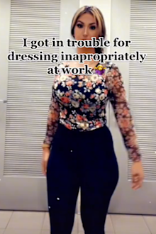 employee told work attire is inappropriate
