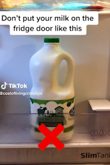 where to keep milk in fridge