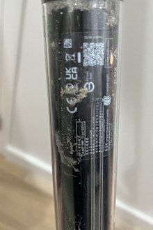 9PR: Dyson PencilVac debris trapped in the back of the vacuum
